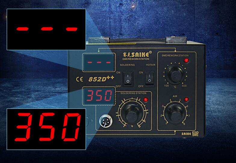 Высокомощный цифровой дисплей  – обзор и цена Smd Rework Station Hot Air Soldering 2 In 1