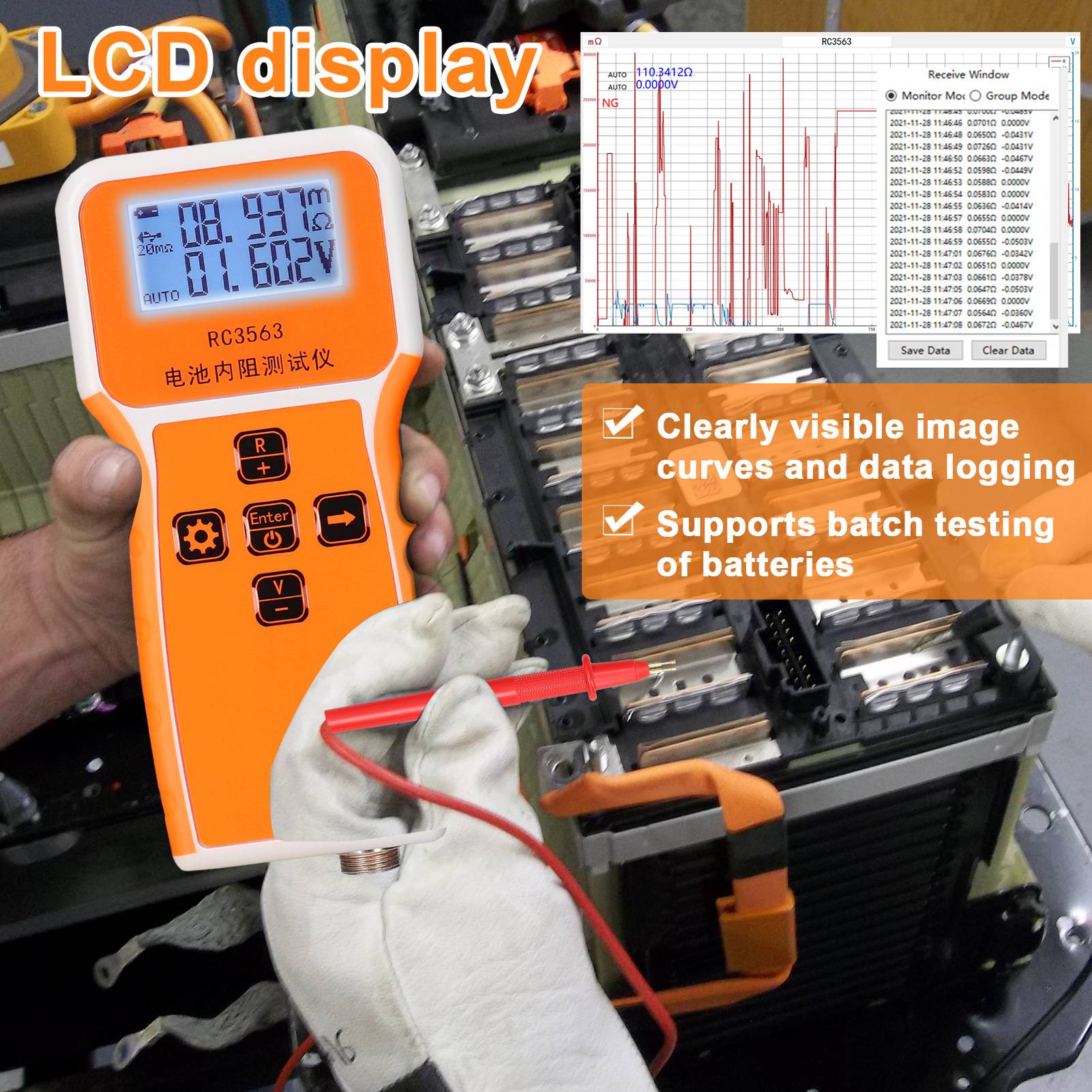 Портативный тестер внутреннего – обзор и цена Battery Internal Resistance Tester Four Wire