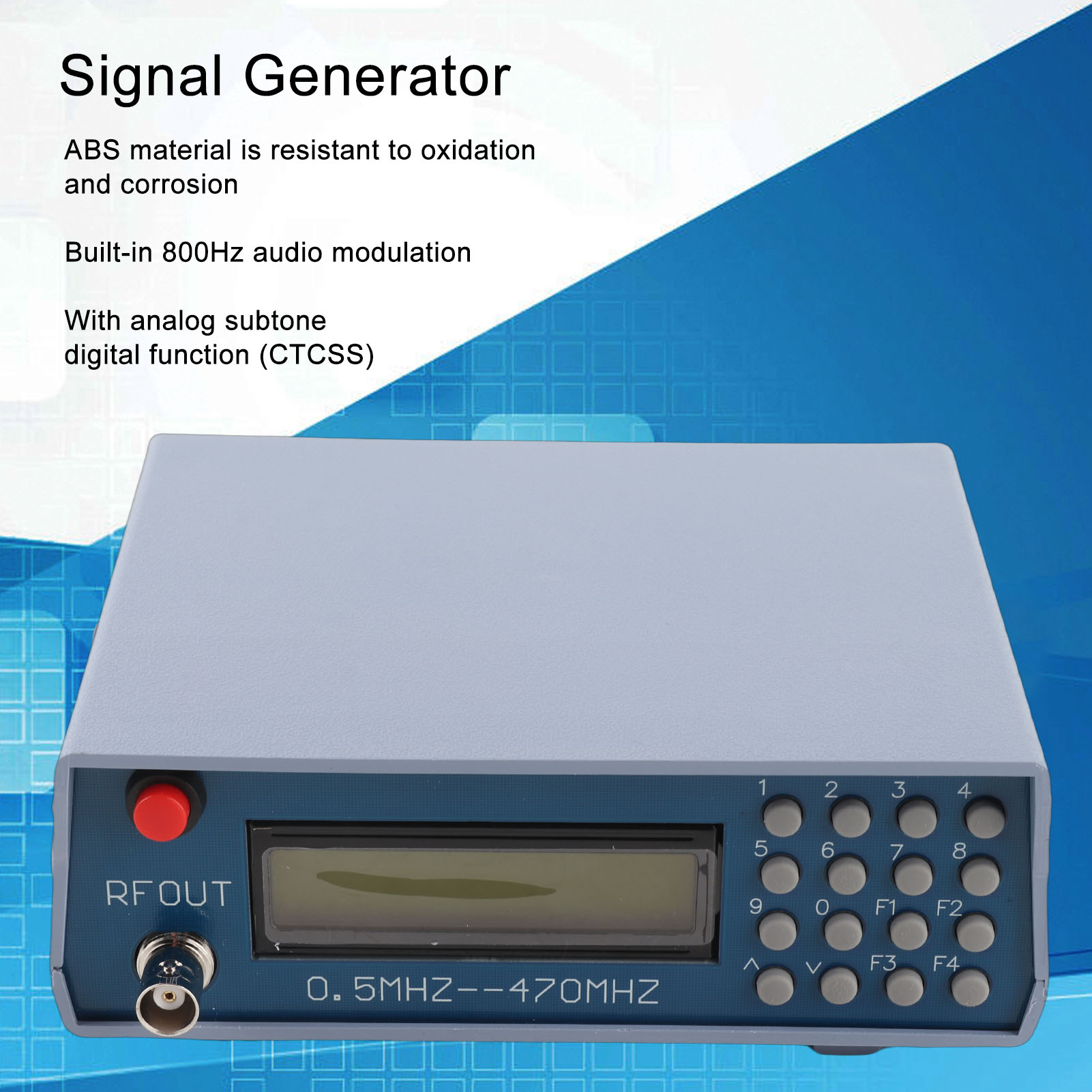 Генератор радиочастотных сигна – обзор и цена Rf Signal Generator 0.5Mhz To 470Mhz