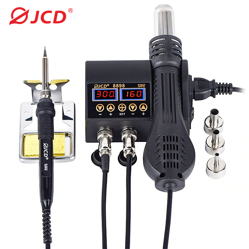 2 в 1 750 Вт термофена с цифро – обзор и цена Smd Rework Station Hot Air Soldering 2 In 1