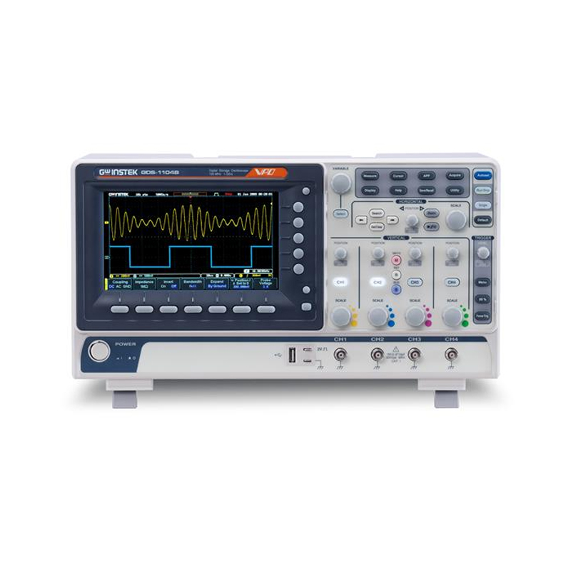 GDS-1104B 4-канальный портатив – обзор и цена Digital Storage Oscilloscope 4 Channel 100Mhz